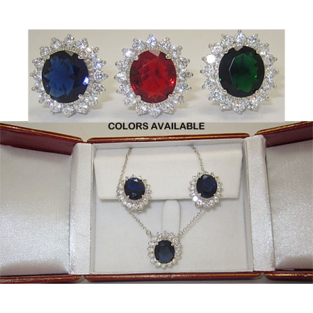 Princess Kate 2 Pcs Boxed Set Ruby Red 