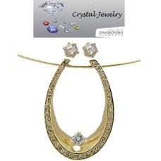 CZ Designer Wholesale Necklace Earring Set 2 pcs