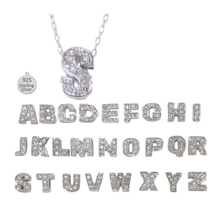 C LETTER C on chain wholesale necklace