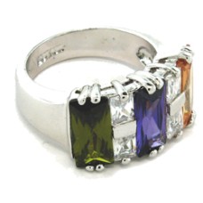 Austrian Crystal Wholesale Designer Ring Multi Colors